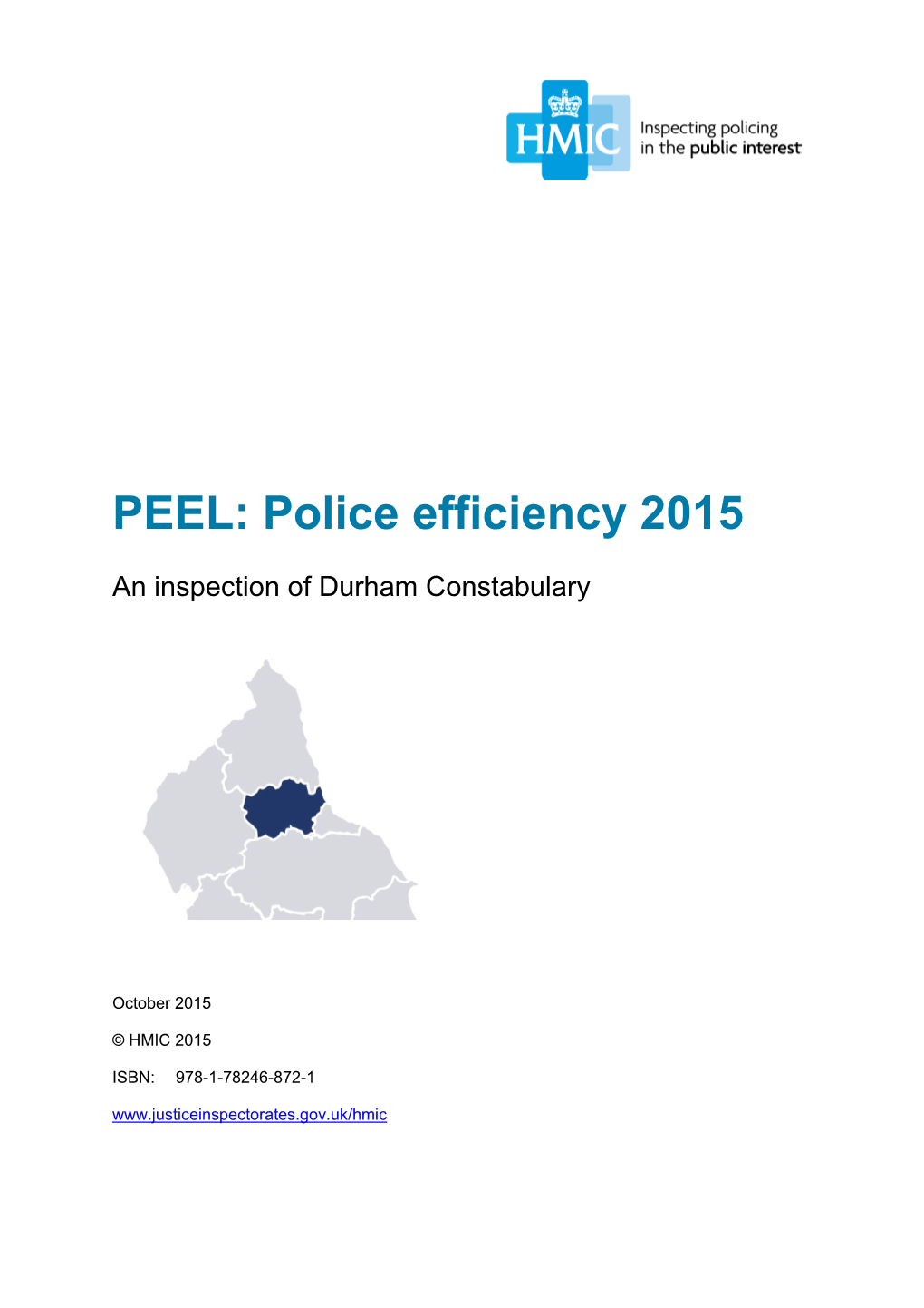 Police Efficiency 2015