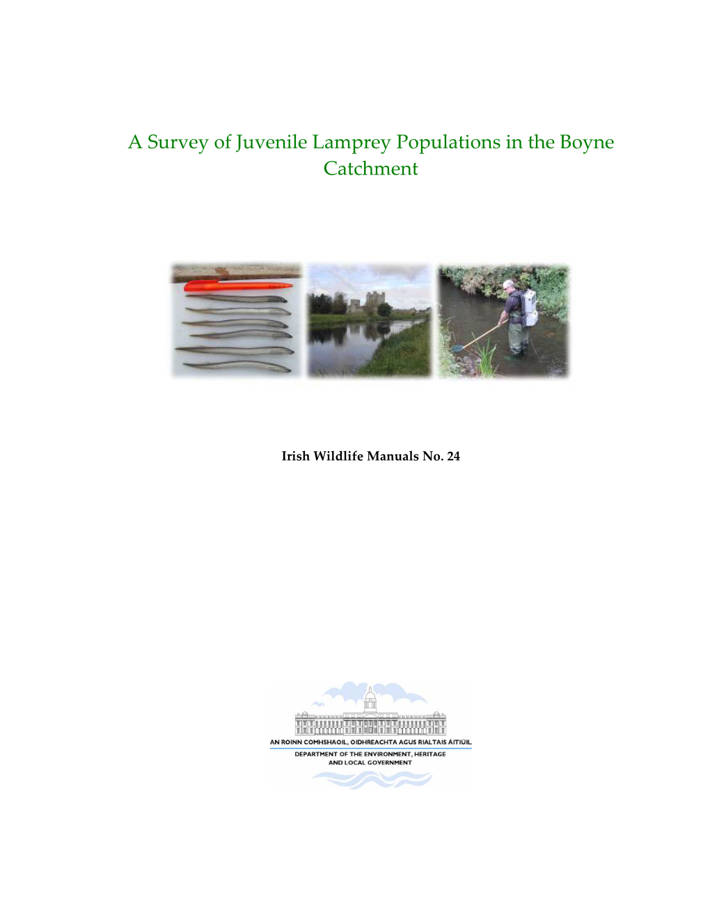 A Survey of Juvenile Lamprey Populations in the Boyne Catchment