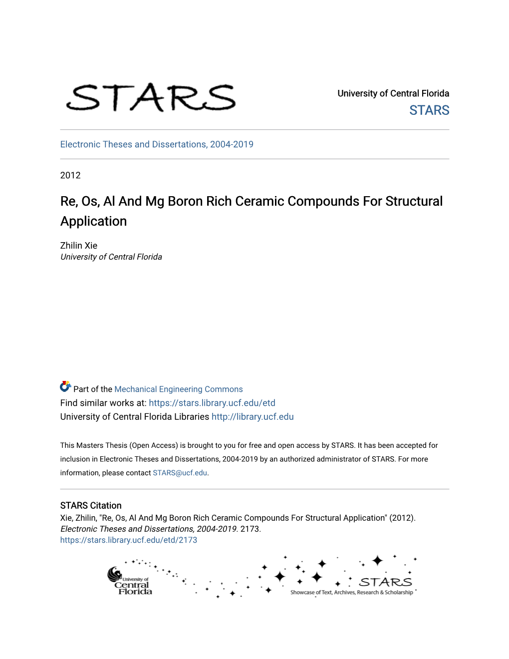 Re, Os, Al and Mg Boron Rich Ceramic Compounds for Structural Application