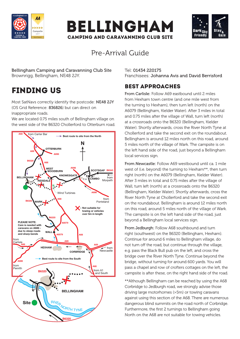 Bellingham Camping and Caravanning Club Site