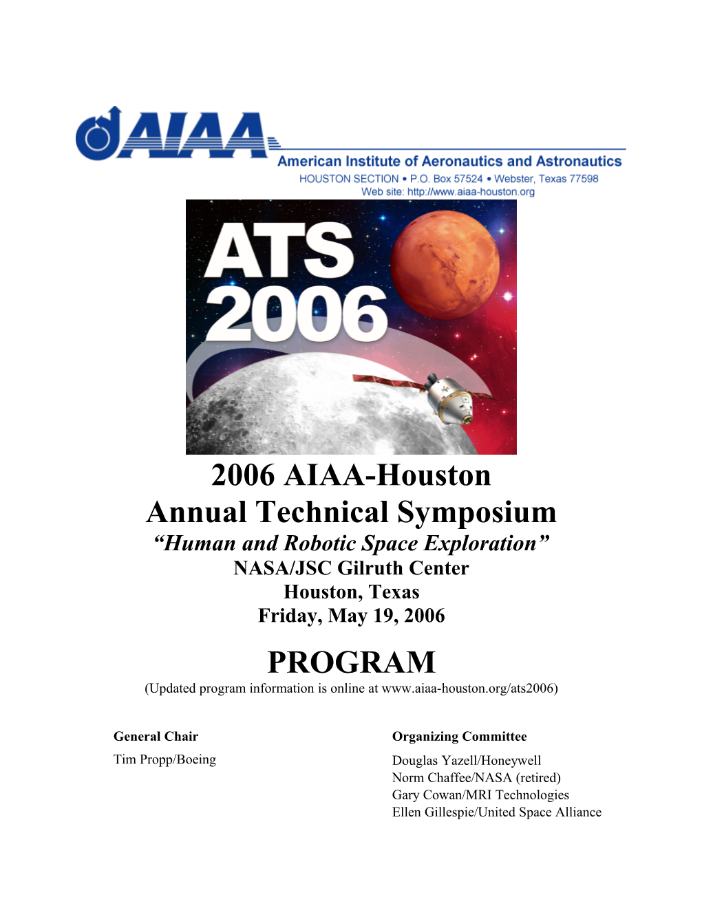 AIAA ATS 2004 Program