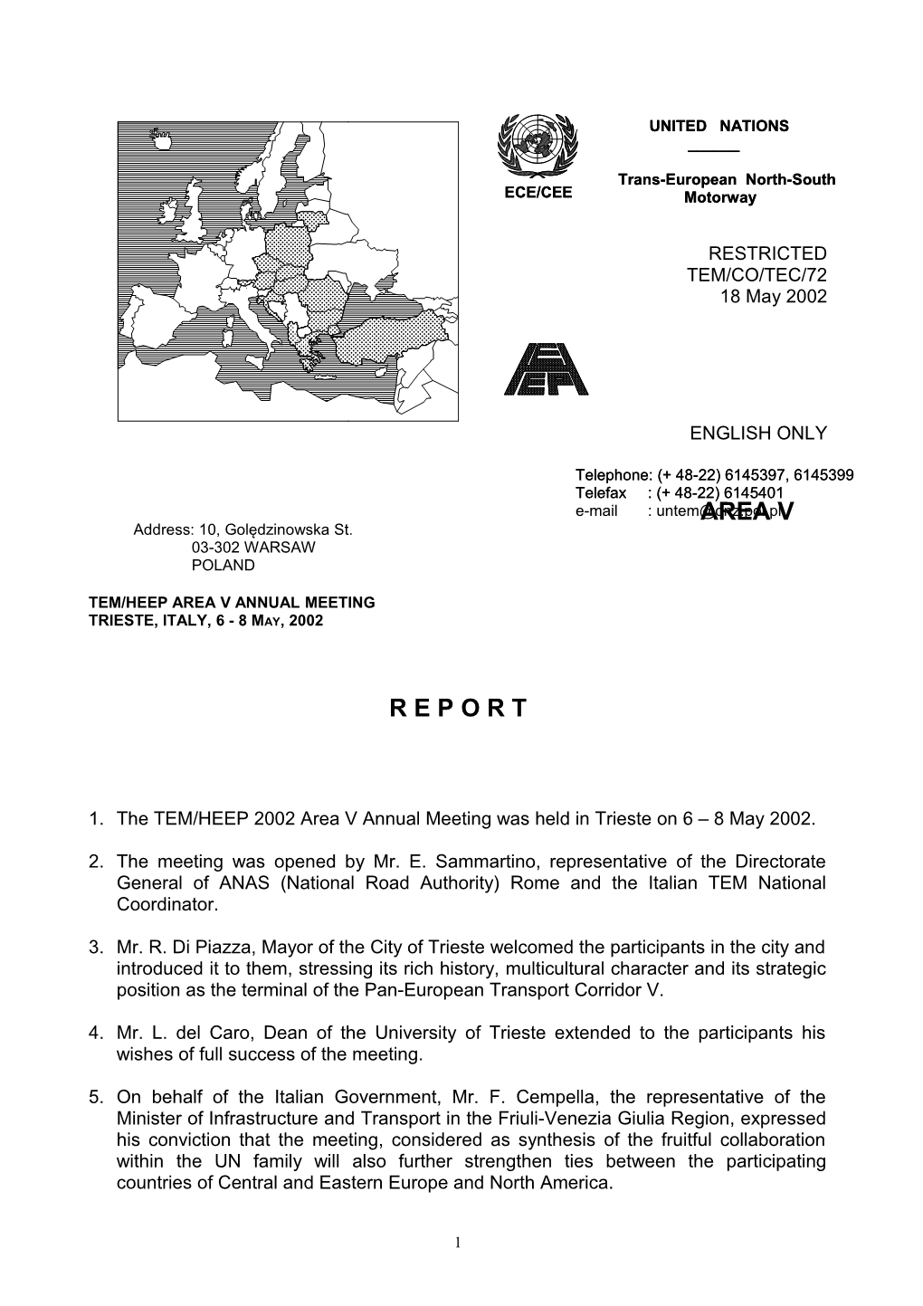 Trans-European North-South