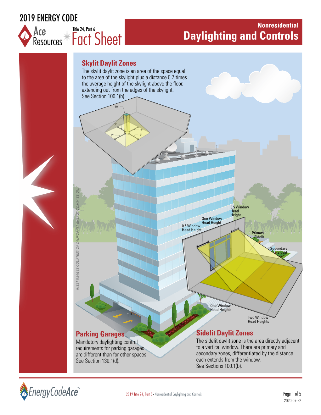 Fact Sheet: Nonresidential Daylighting and Daylighting Controls 2019