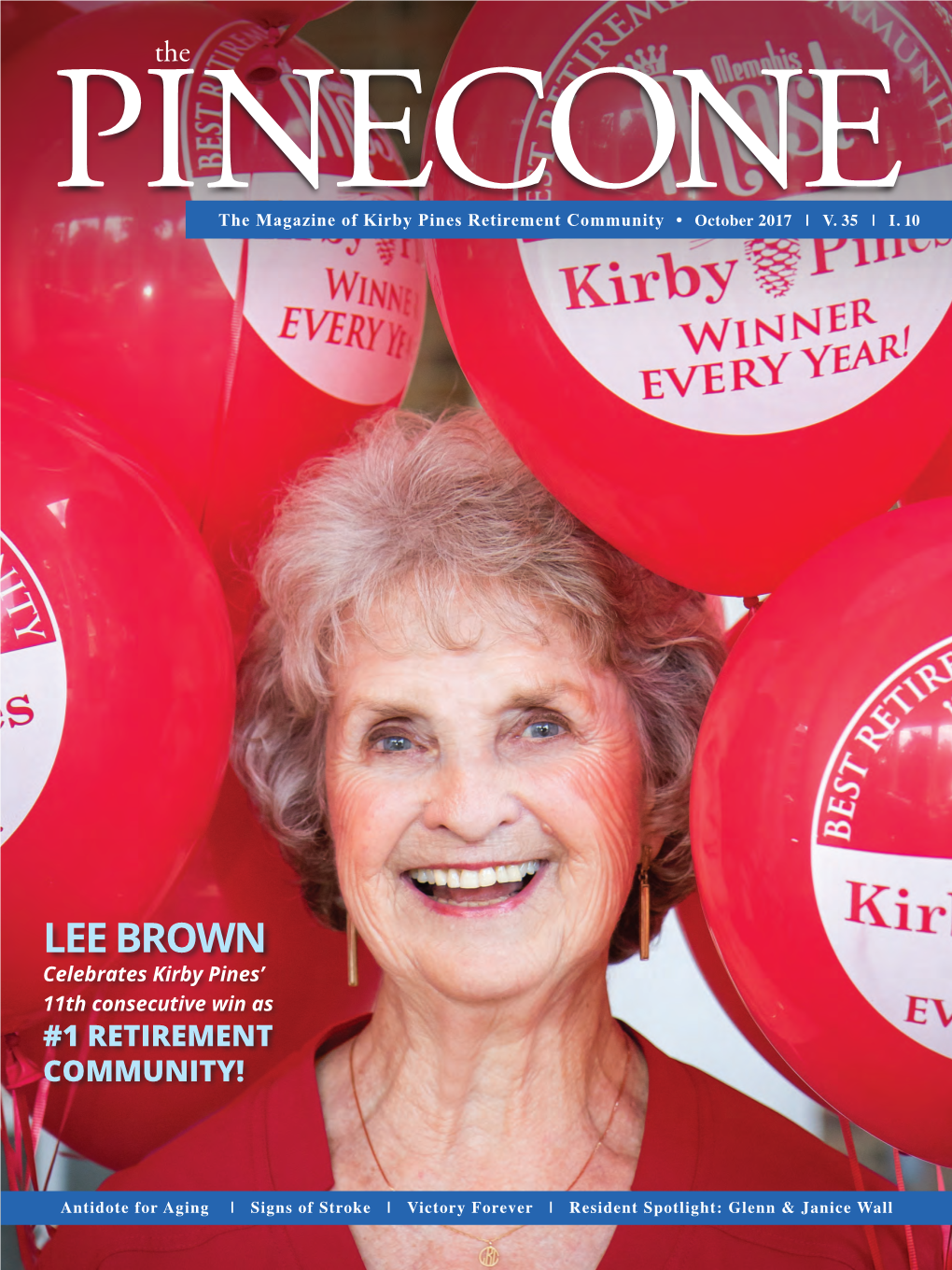 LEE BROWN Celebrates Kirby Pines’ 11Th Consecutive Win As #1 RETIREMENT COMMUNITY!