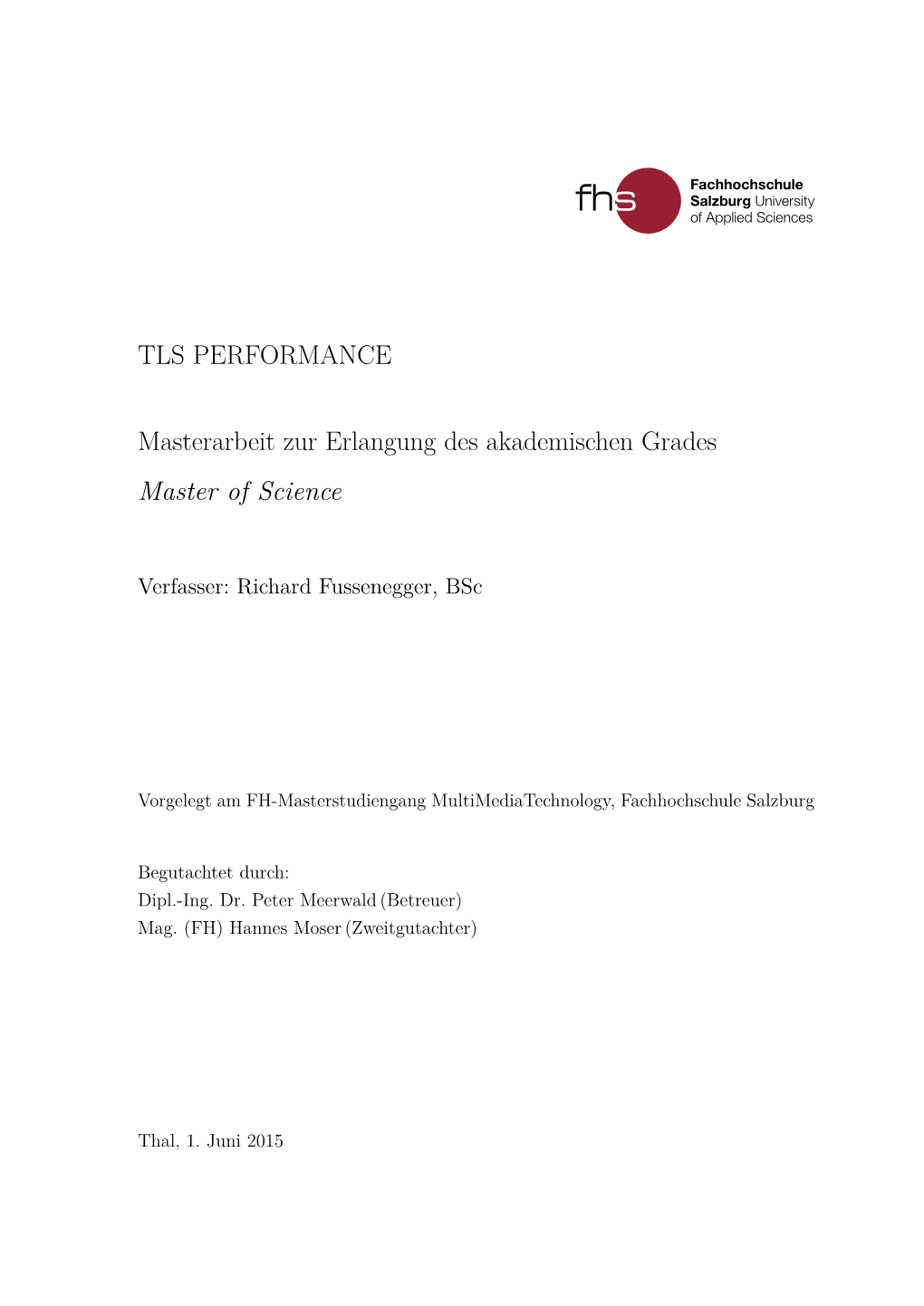 Tls Performance