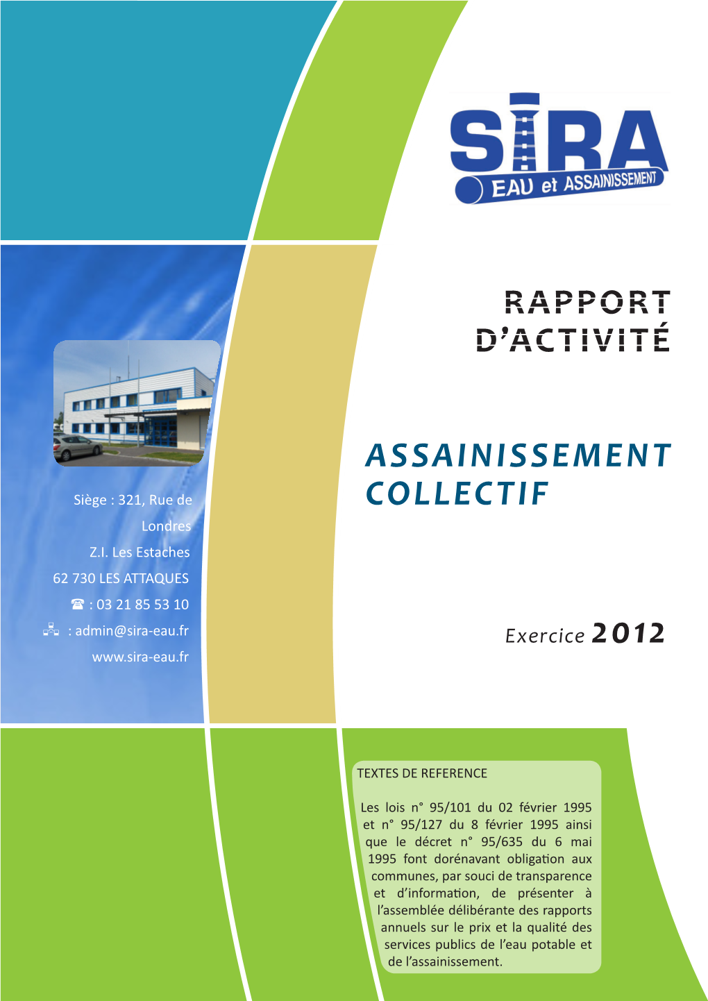 Rapport D'activité Assainissement Collectif