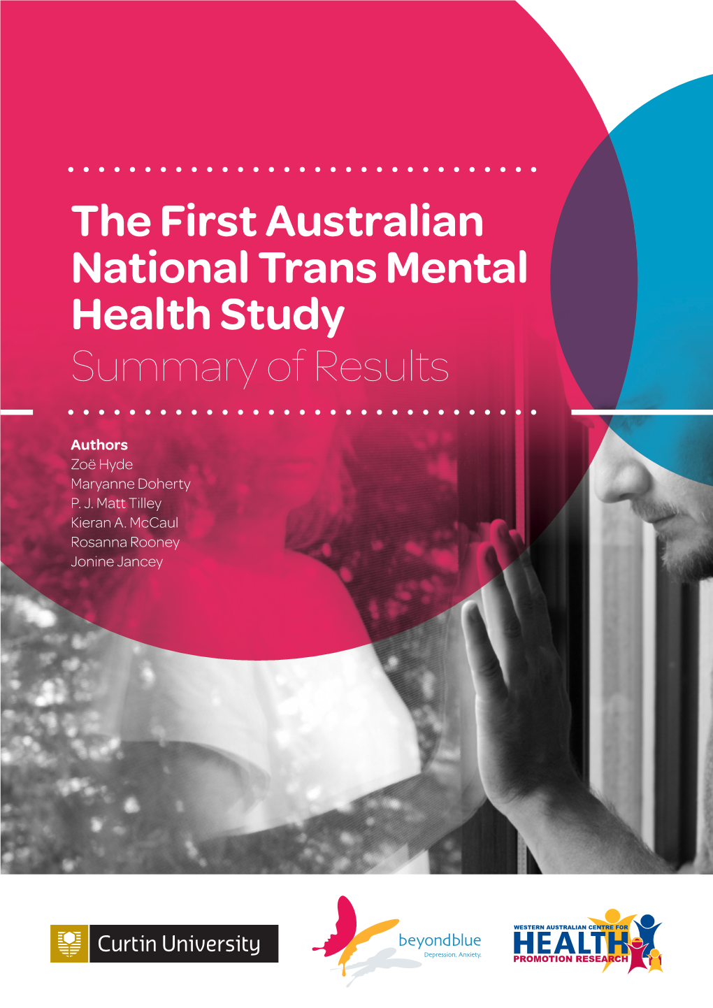 The First Australian National Trans Mental Health Study Summary of Results