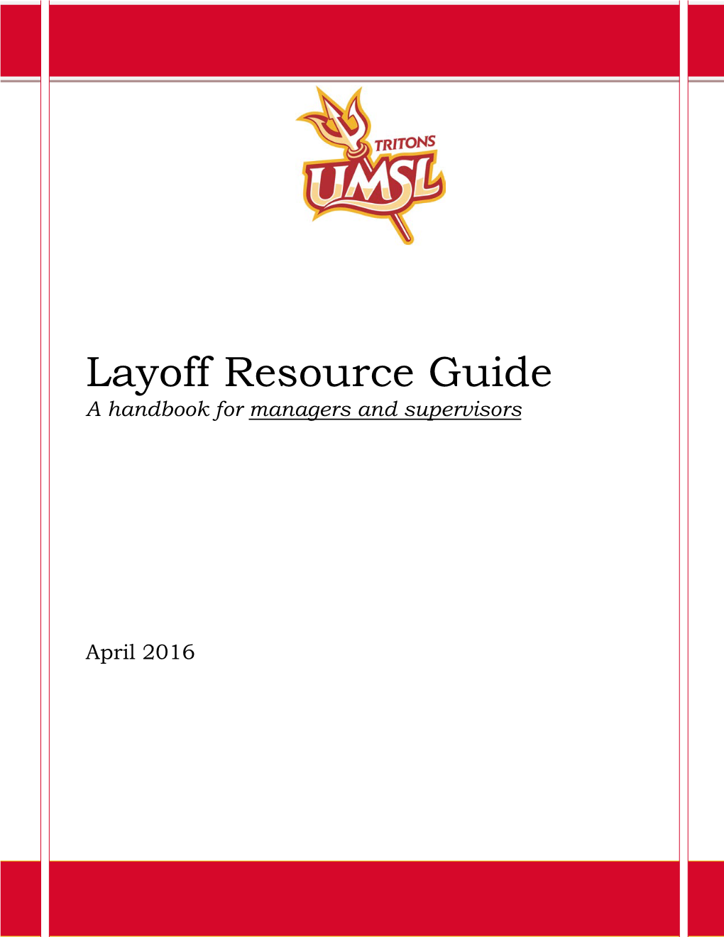 Manager's Layoff Guide