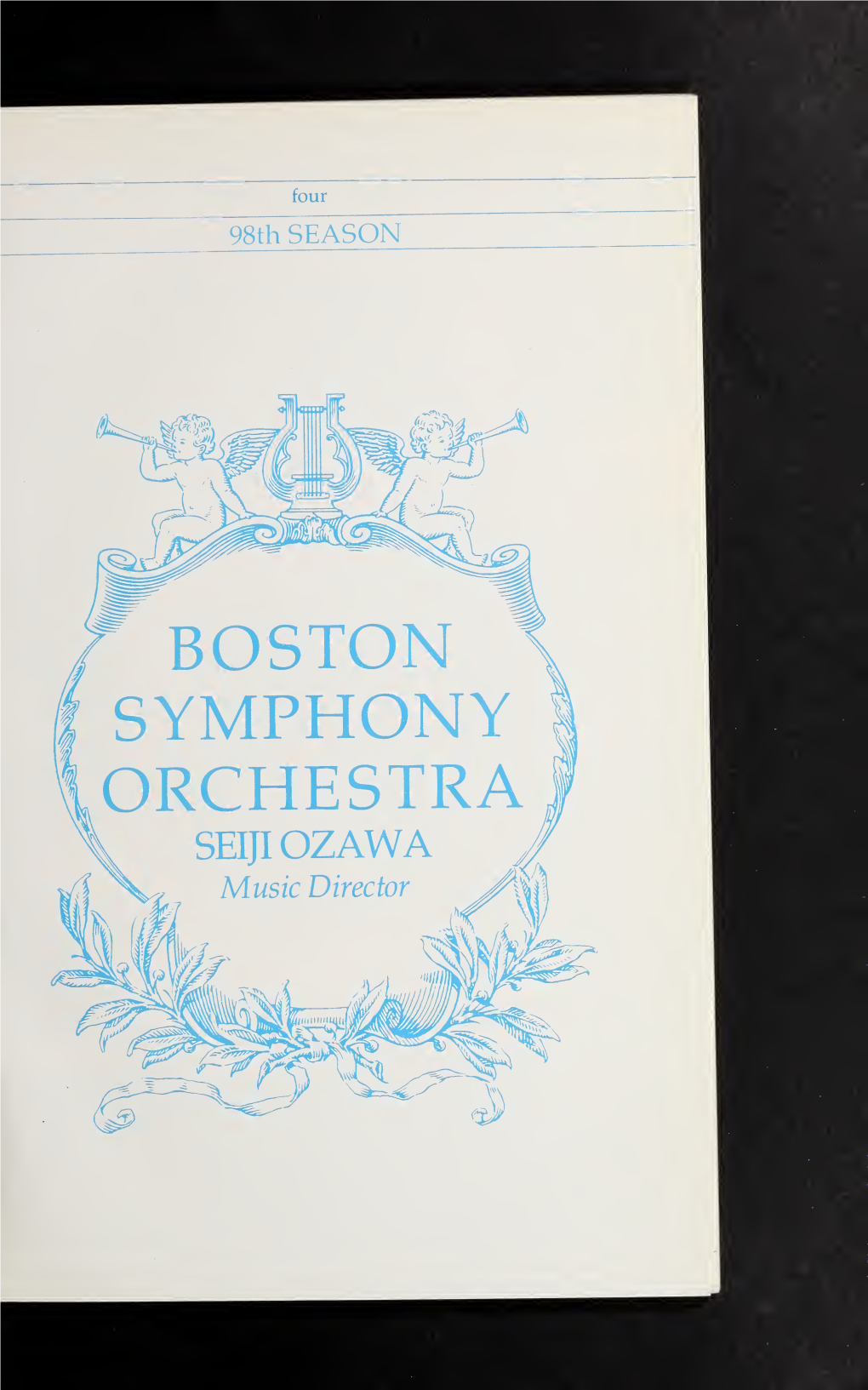 Boston Symphony Orchestra Concert Programs, Season 98, 1978-1979