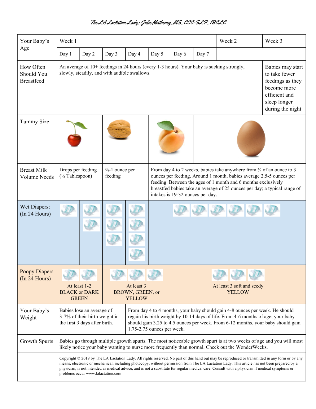 Lactation 2020 Handouts