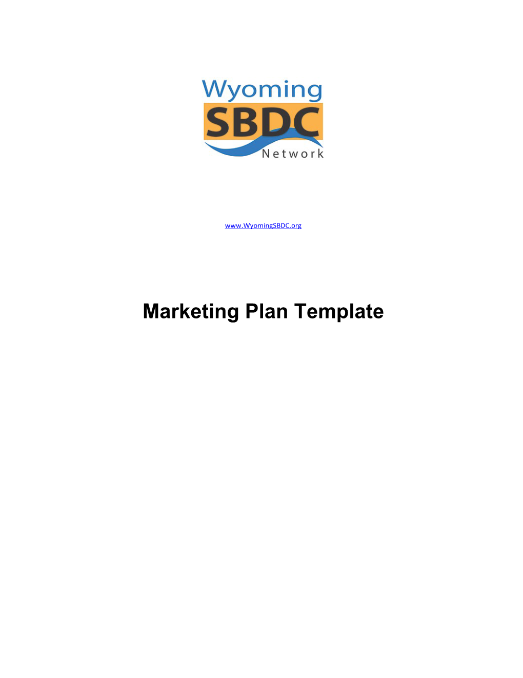 Marketing Plan Template INTRODUCTION