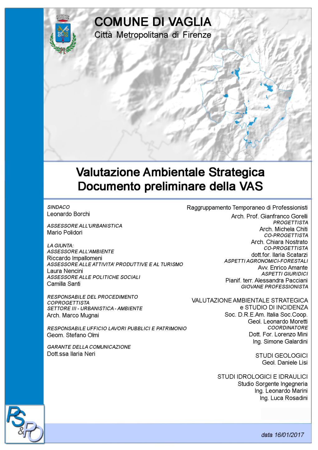 Piano Strutturale E Piano Operativo Del Comune Di Vaglia VAS - Documento Preliminare