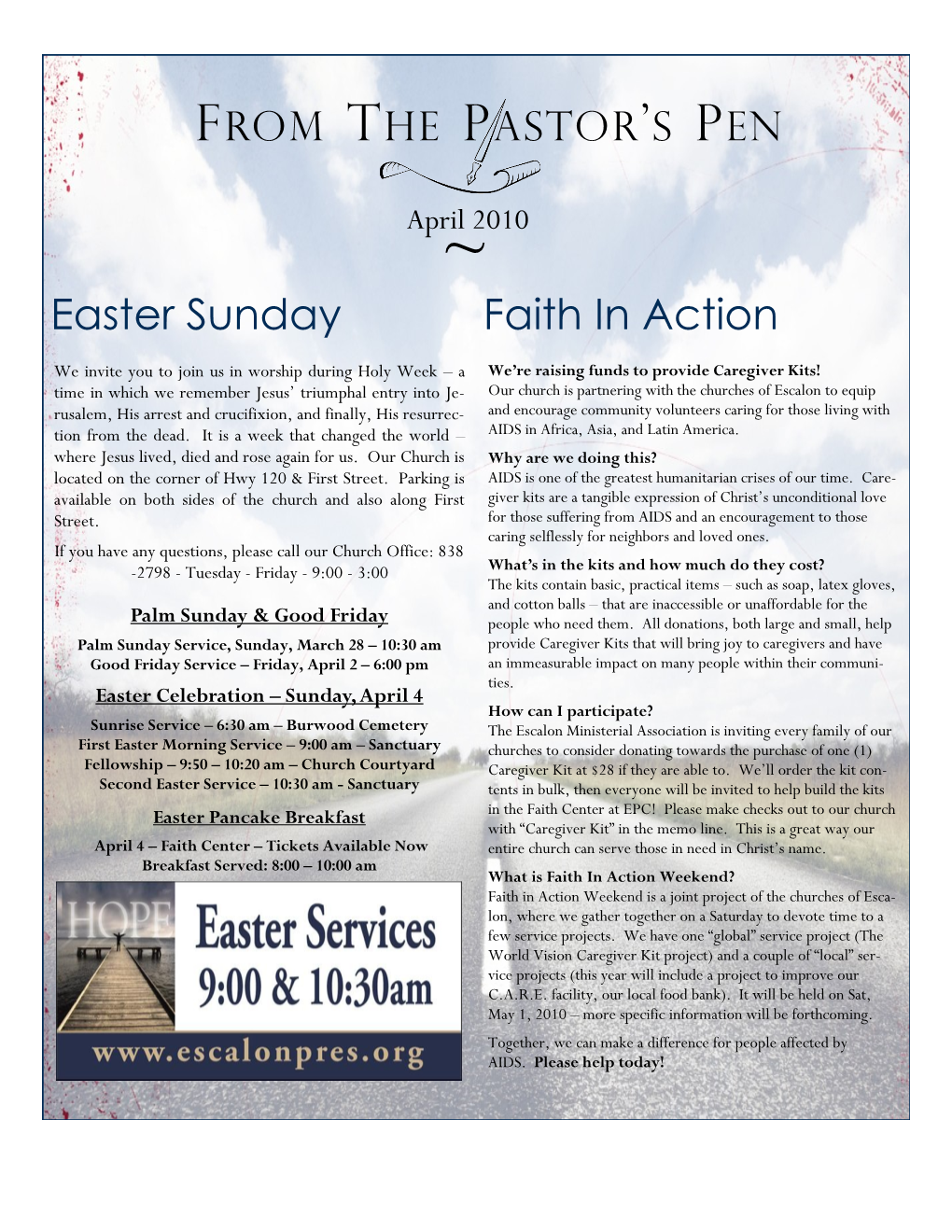 Easter Sunday Faith in Action