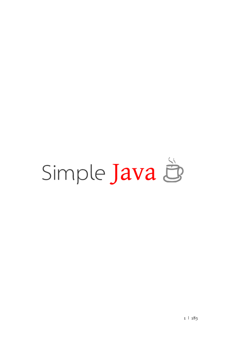 Simple Java - Foreword 86