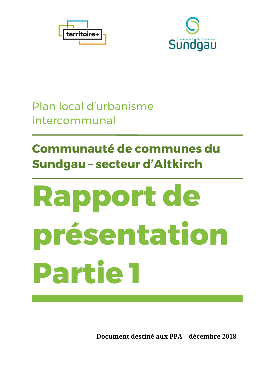 Rapport De Présentation Partie 1