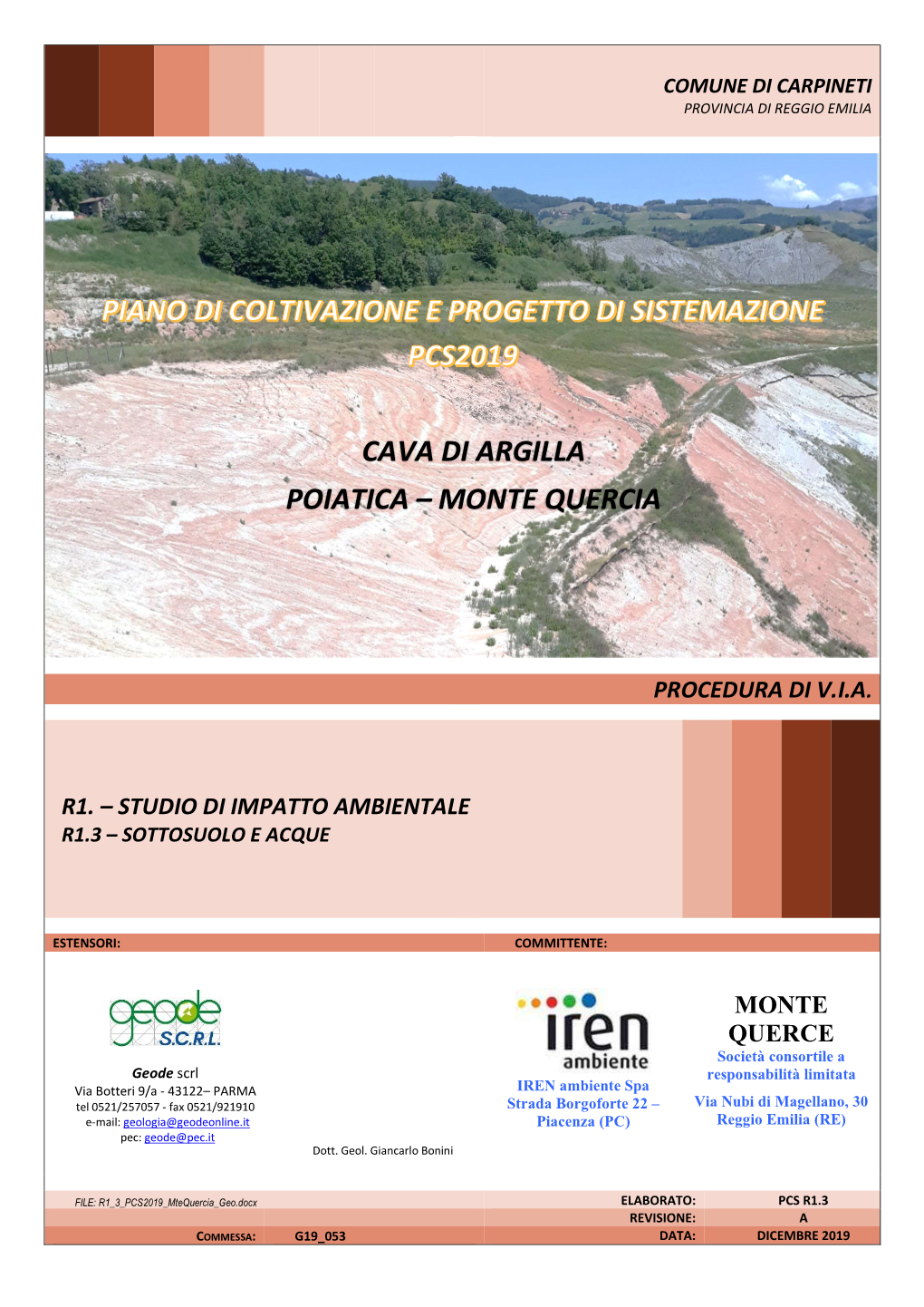 Cava Di Argilla Poiatica – Monte Quercia