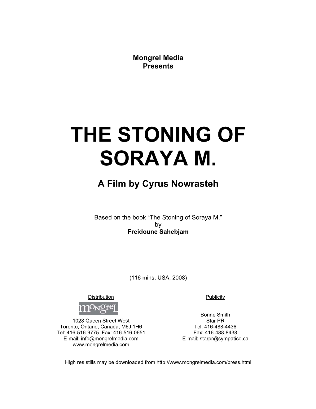 The Stoning of Soraya M