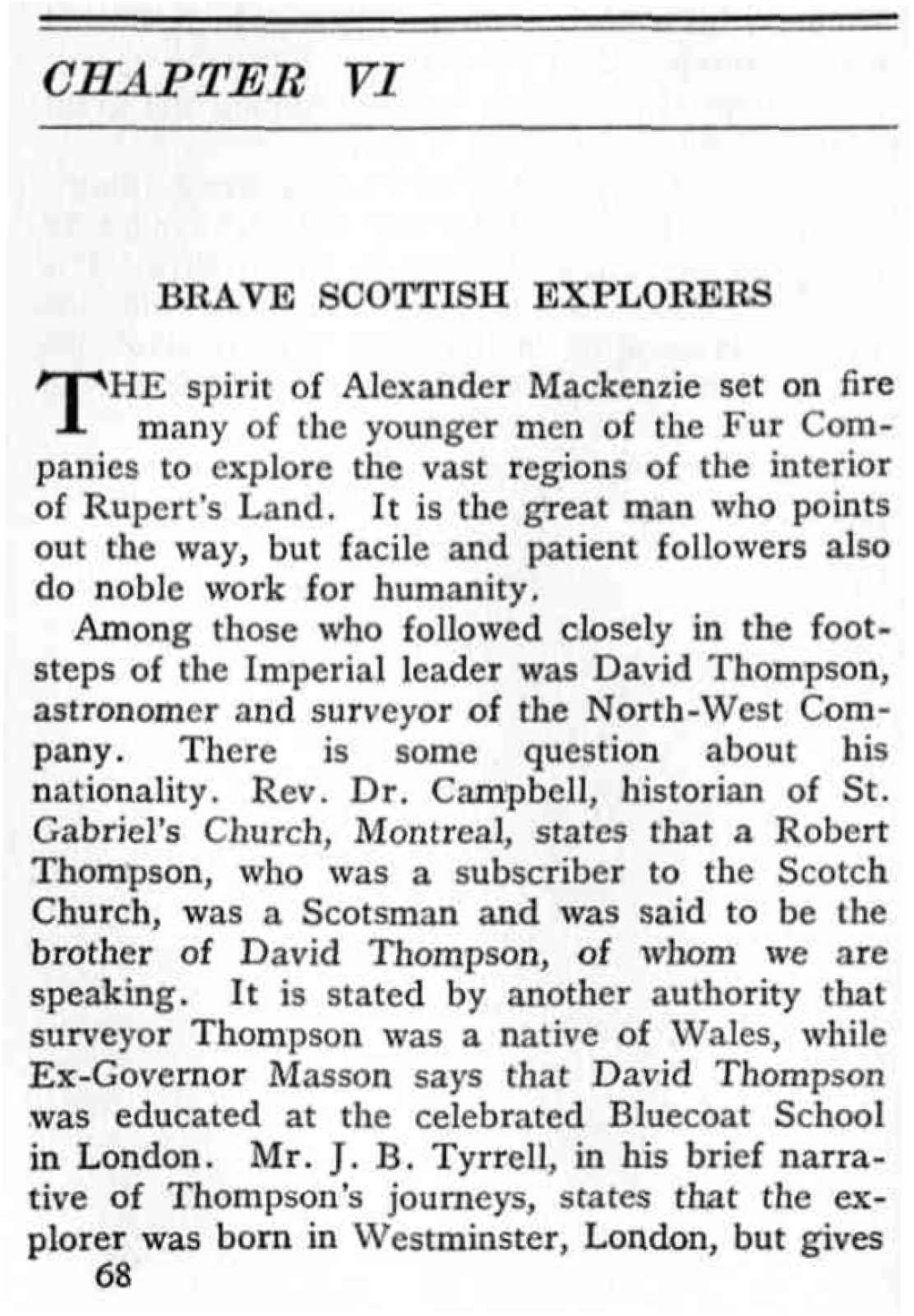 BRAVE SGOTS1SH EXPLORERS T HE Spirit of Alexander Mackenzie