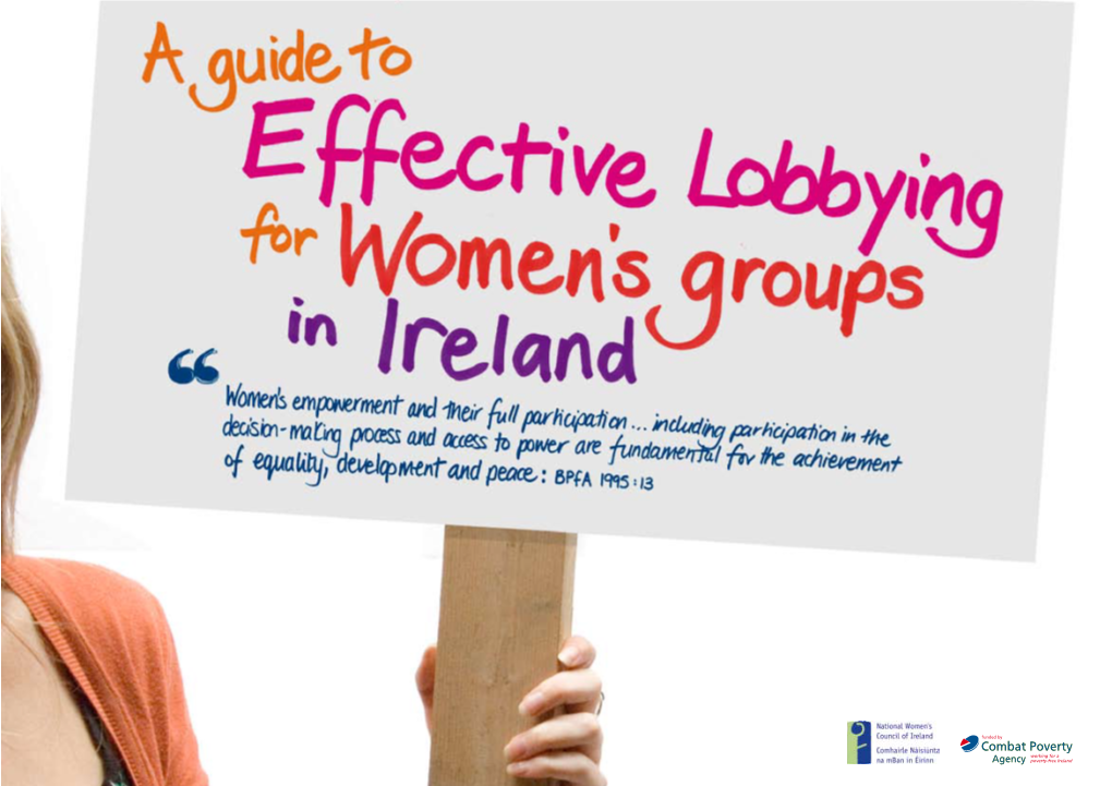 A Guide to Effective Lobbying for Women's Groups in Ireland