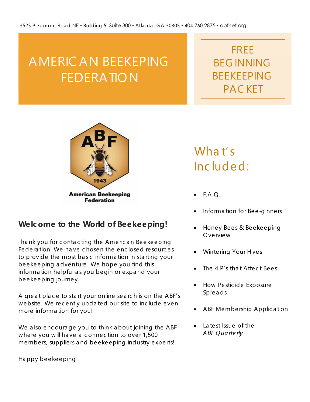 American Beekeping Federation