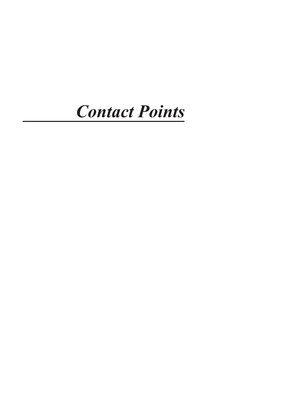 Contact Points Central Statistics Office Tel 00 353 21 453 5000 Skehard Road Fax 00 353 21 453 5555 Cork Email Information@Cso.Ie Web