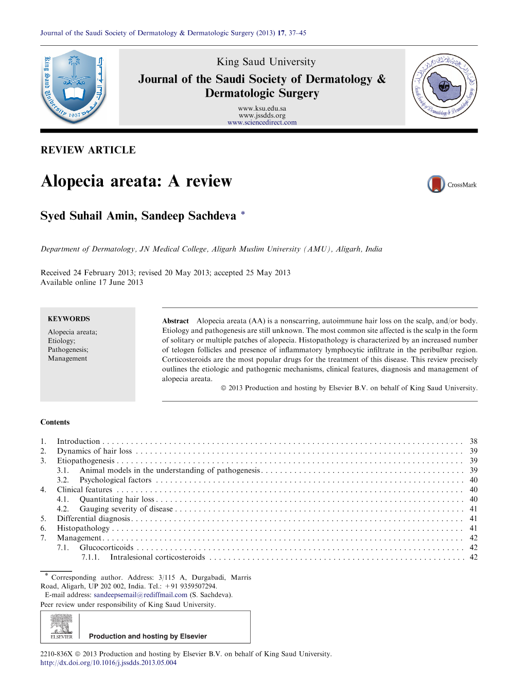 Alopecia Areata: a Review