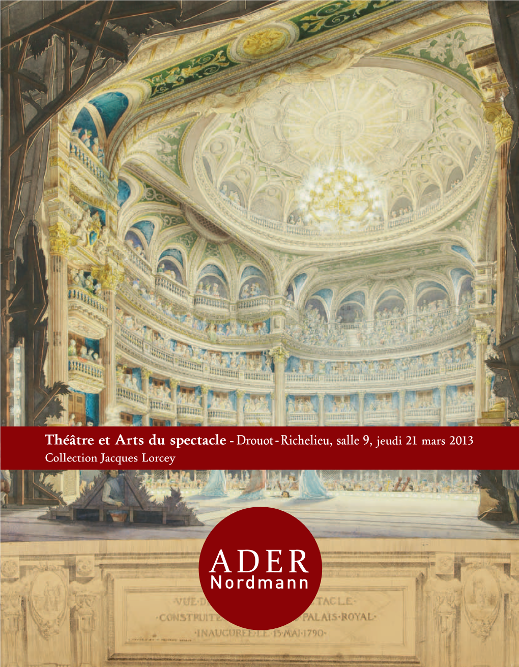 Théâtre Et Arts Du Spectacle Collection Jacques Lorcey