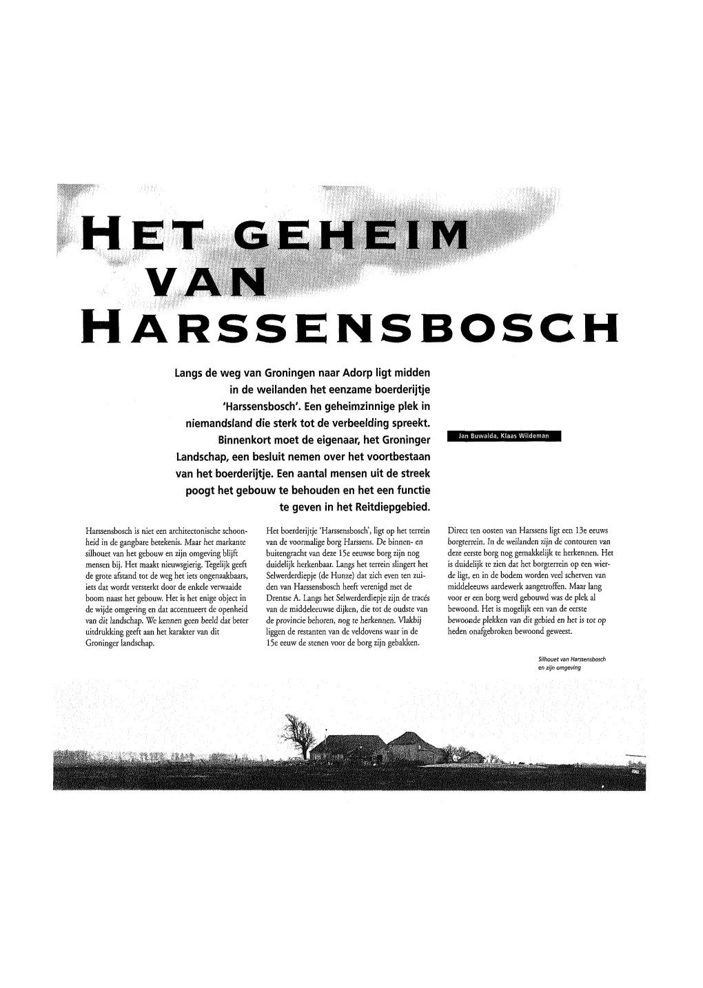 Het Geheim Van Harssensbosch