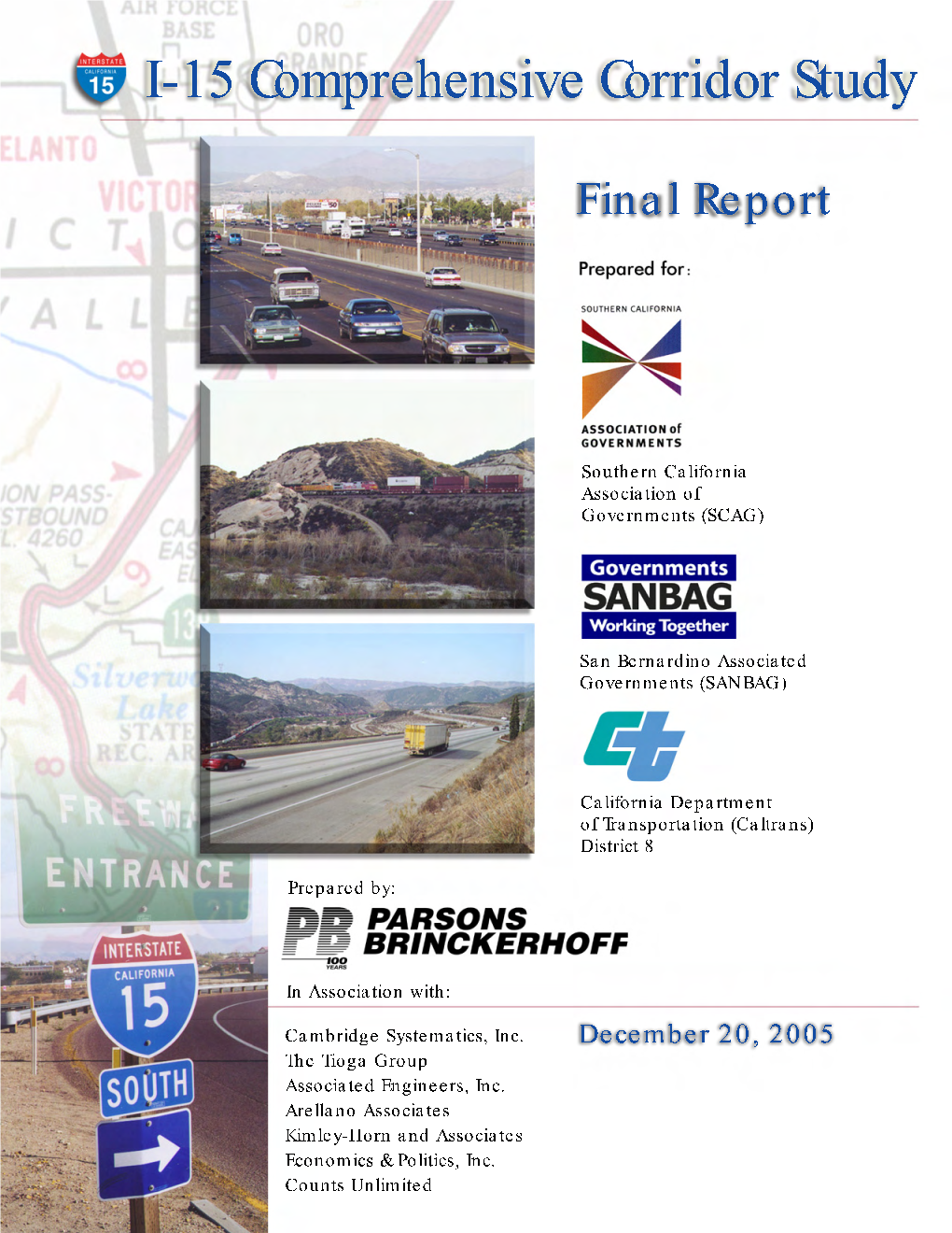 I-15 Comprehensive Corridor Study