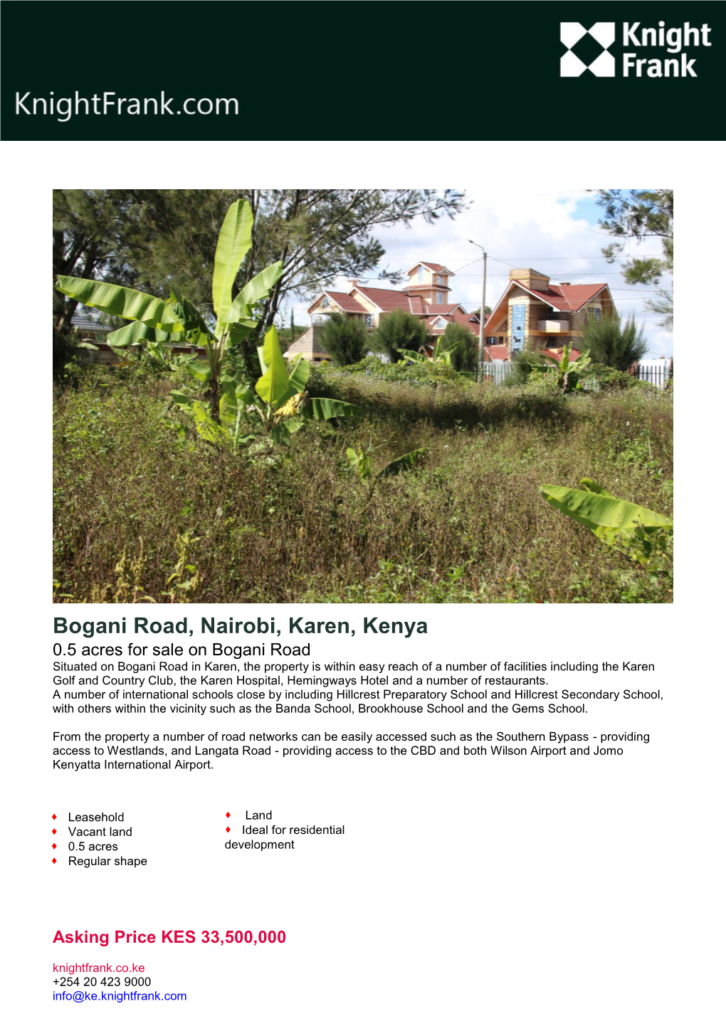 Bogani Road, Nairobi, Karen, Kenya