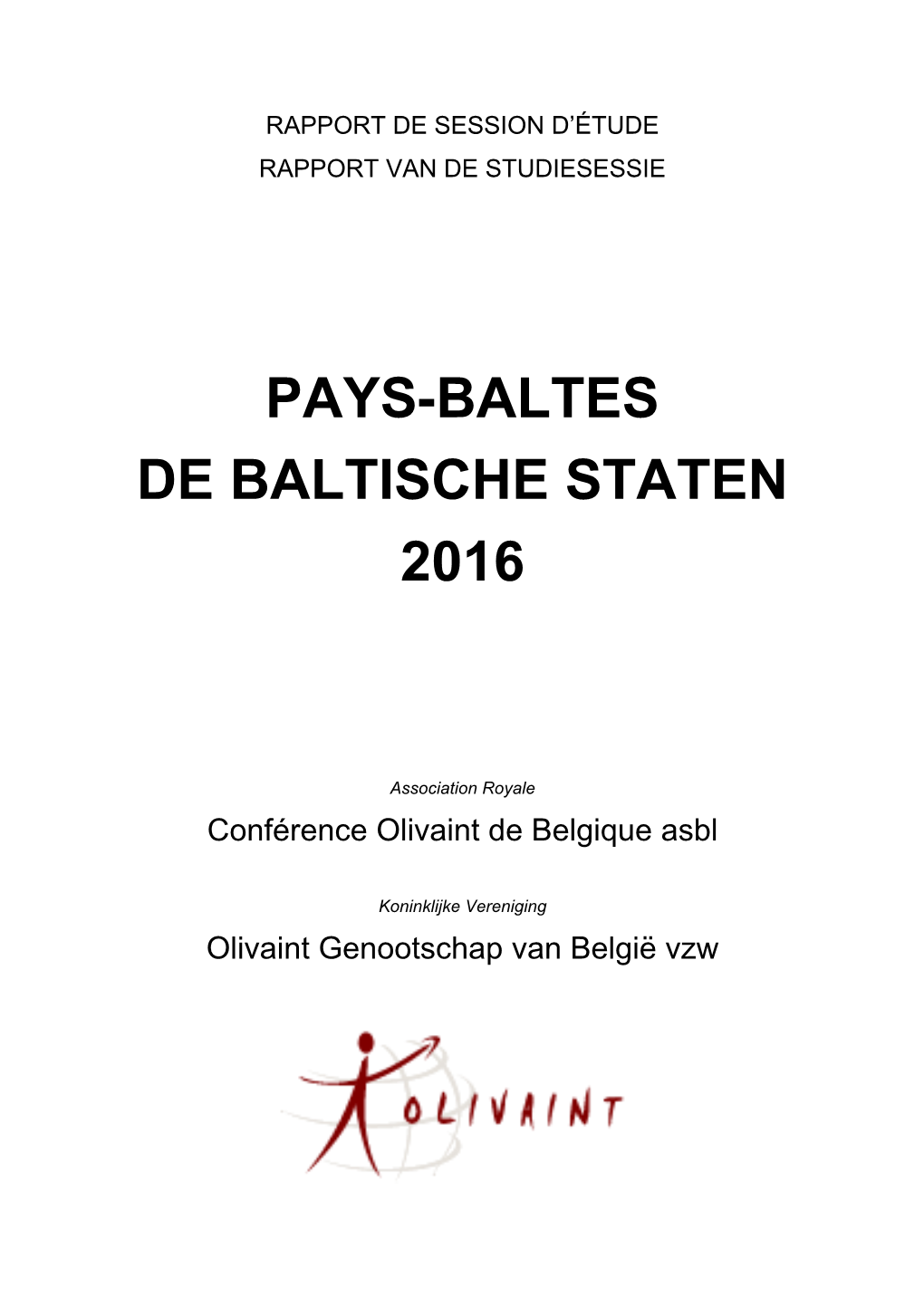 Pays-Baltes De Baltische Staten 2016