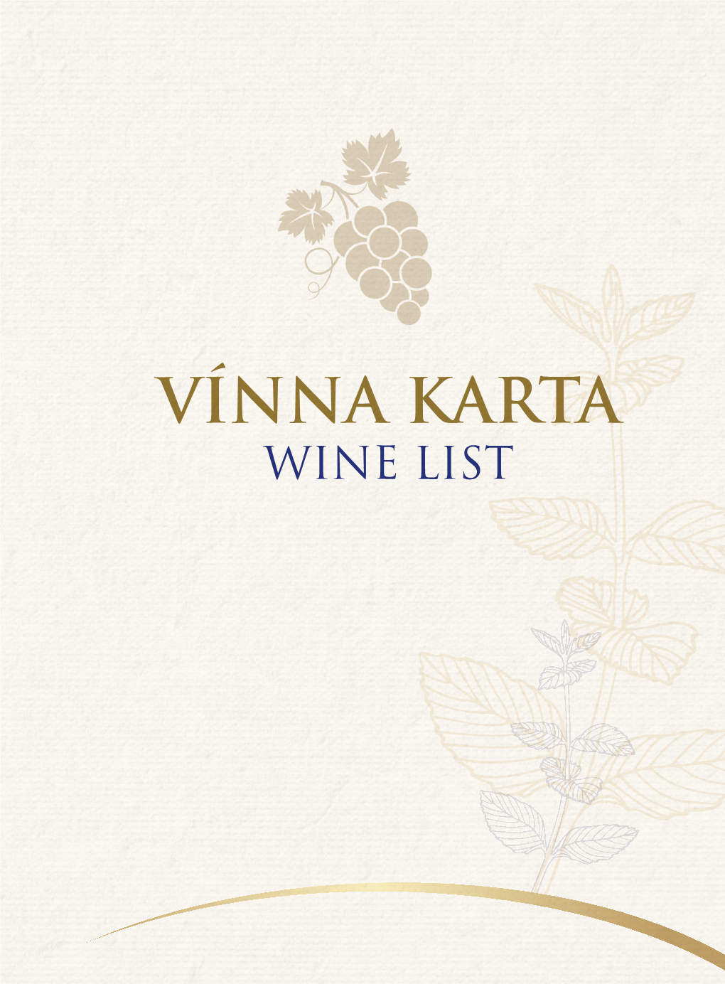 Vínna Karta Wine List Slovenské Rozlievané Šumivé Vína Slovak Sparkling Wines by Glass