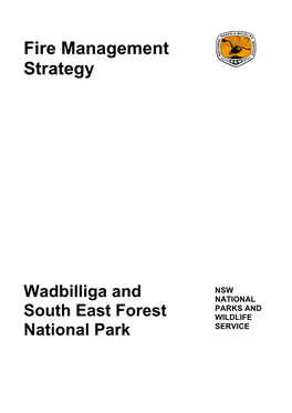 Wadbilliga Fire Management Strategy