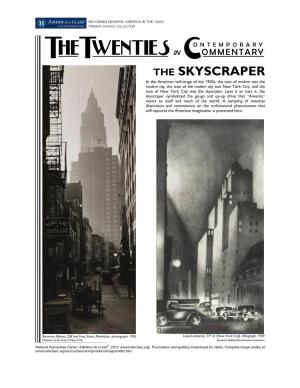 The Skyscraper of the 1920S