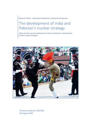 The Development of India and Pakistan's Nuclear Strategy