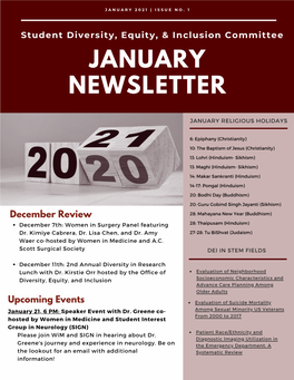 January 2021 | Issue No. 1