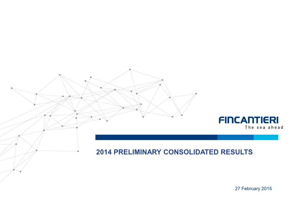 FY 2014 Preliminary Results Presentation