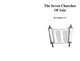 The Seven Churches of Asia Booklet