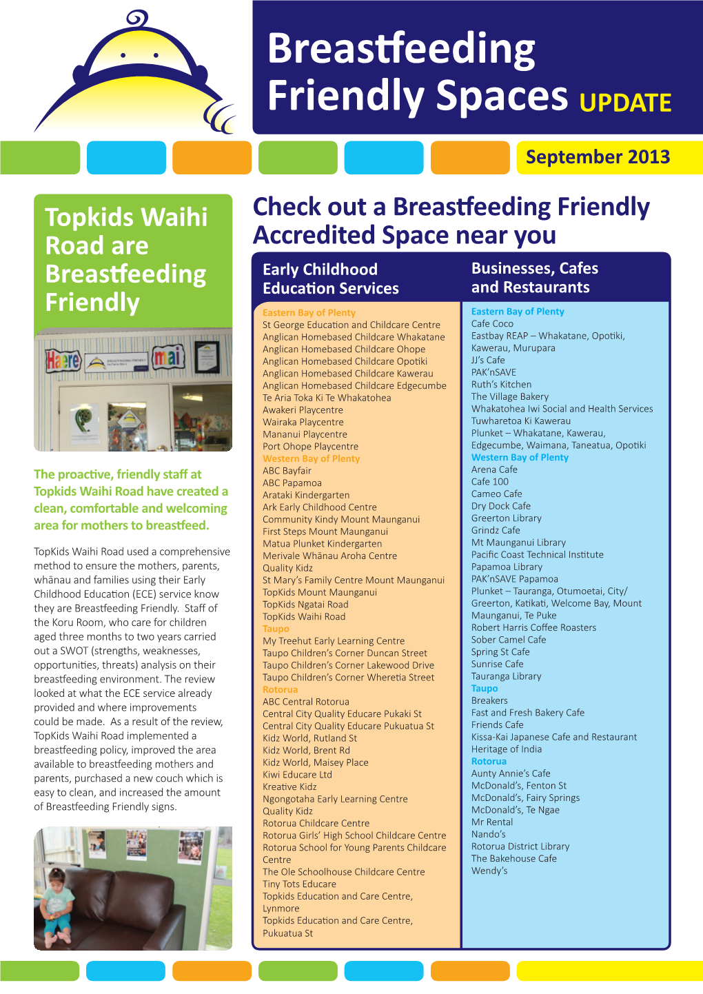 Breastfeeding Friendly Spaces UPDATE