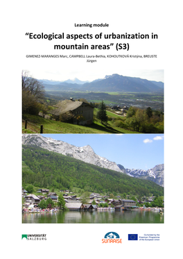 S3-Urbanisation in Mountain Areas
