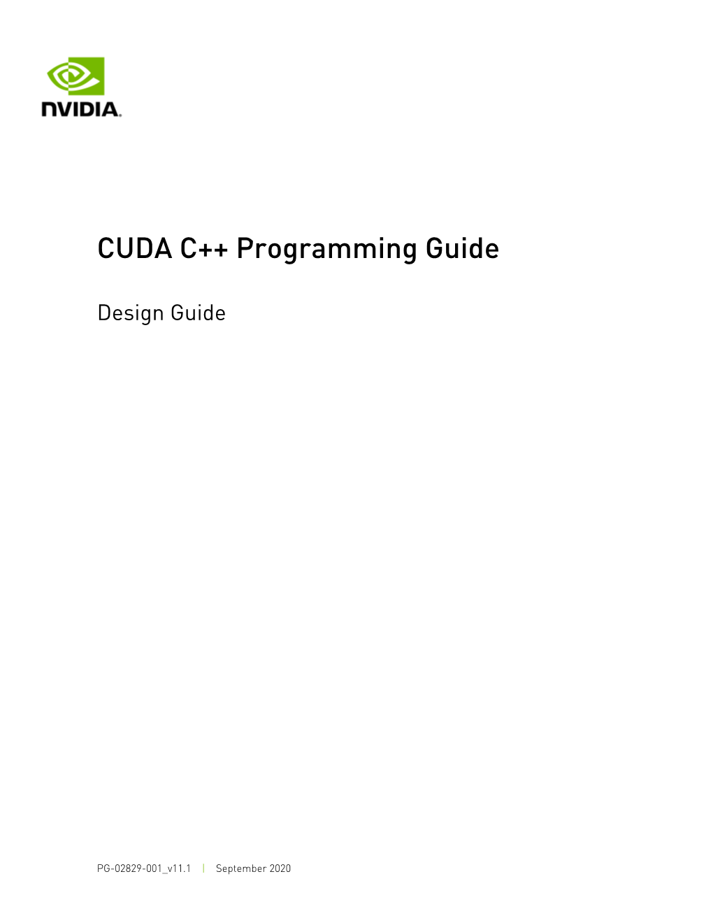 CUDA C++ Programming Guide