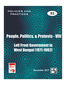 Left Front Government in West Bengal (1971-1982) (PP93)
