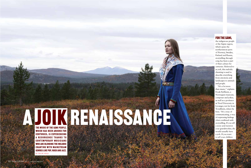 “Joik Renaissance,” February 2021