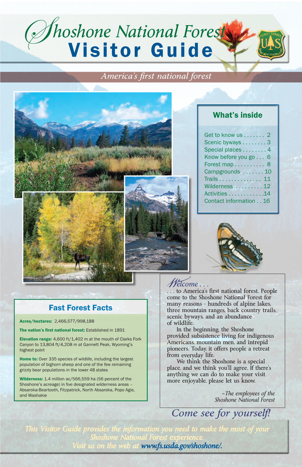 Shoshone National Forest Visitor Guide