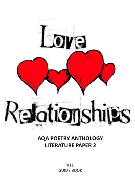 Aqa Poetry Anthology Literature Paper 2