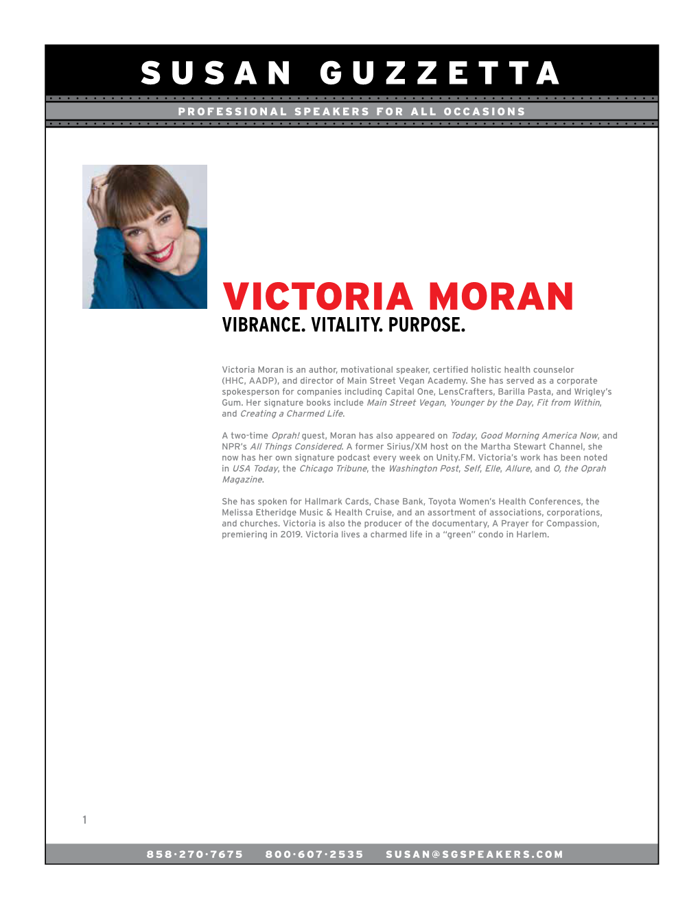 Victoria Moran Vibrance