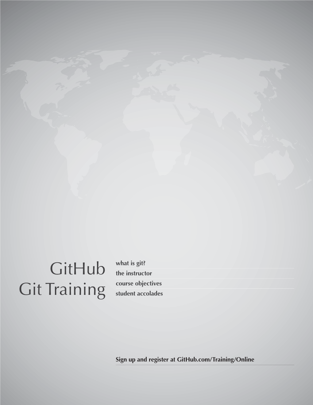 Github Git Training