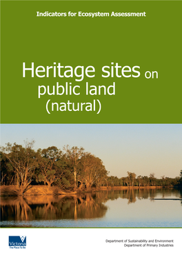 Heritage Sites on Public Land (Natural)
