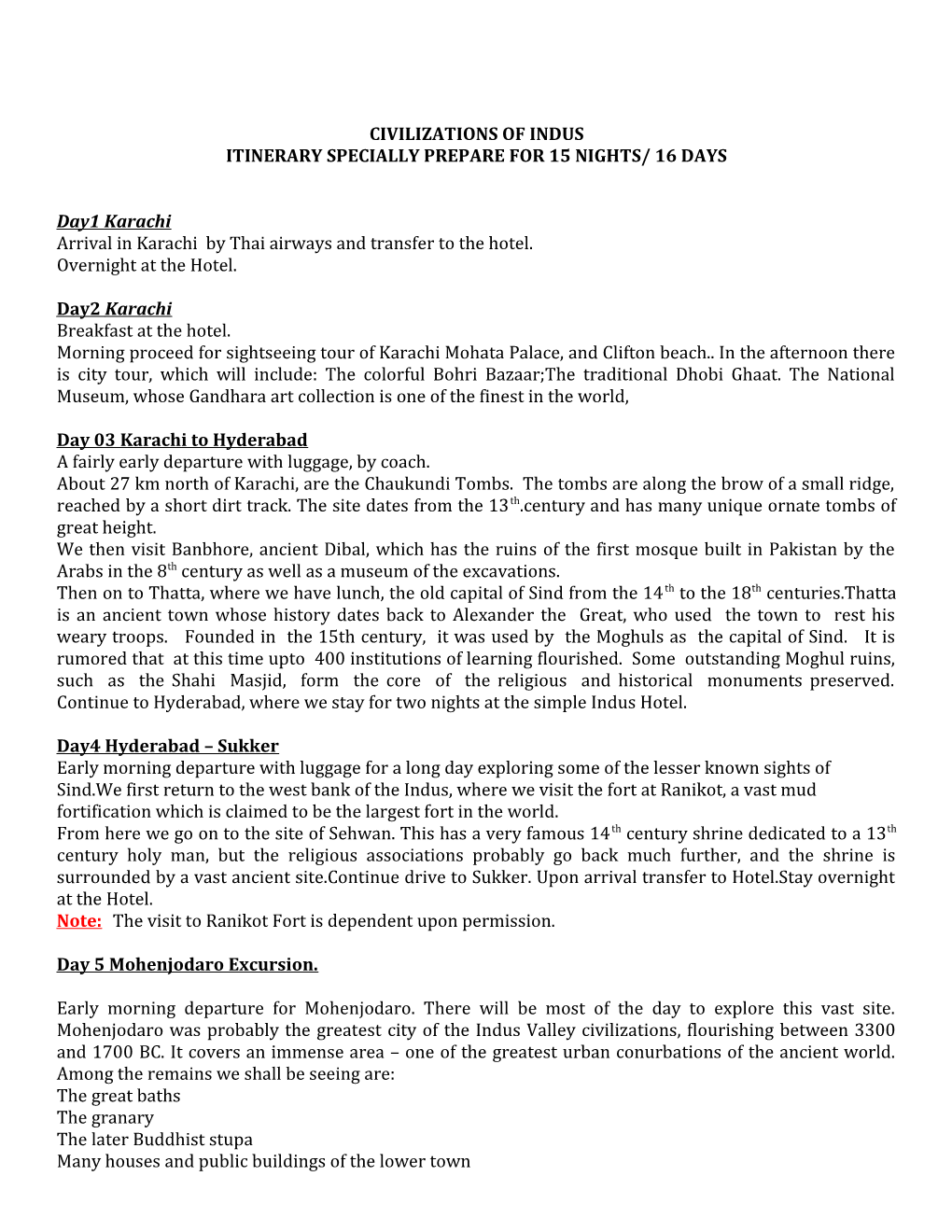 Civilizations of Indus