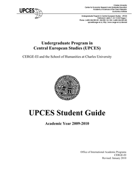 UPCES Student Guide